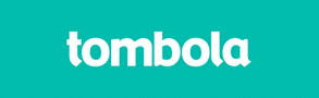 new tombola bingo logo in white on teal background